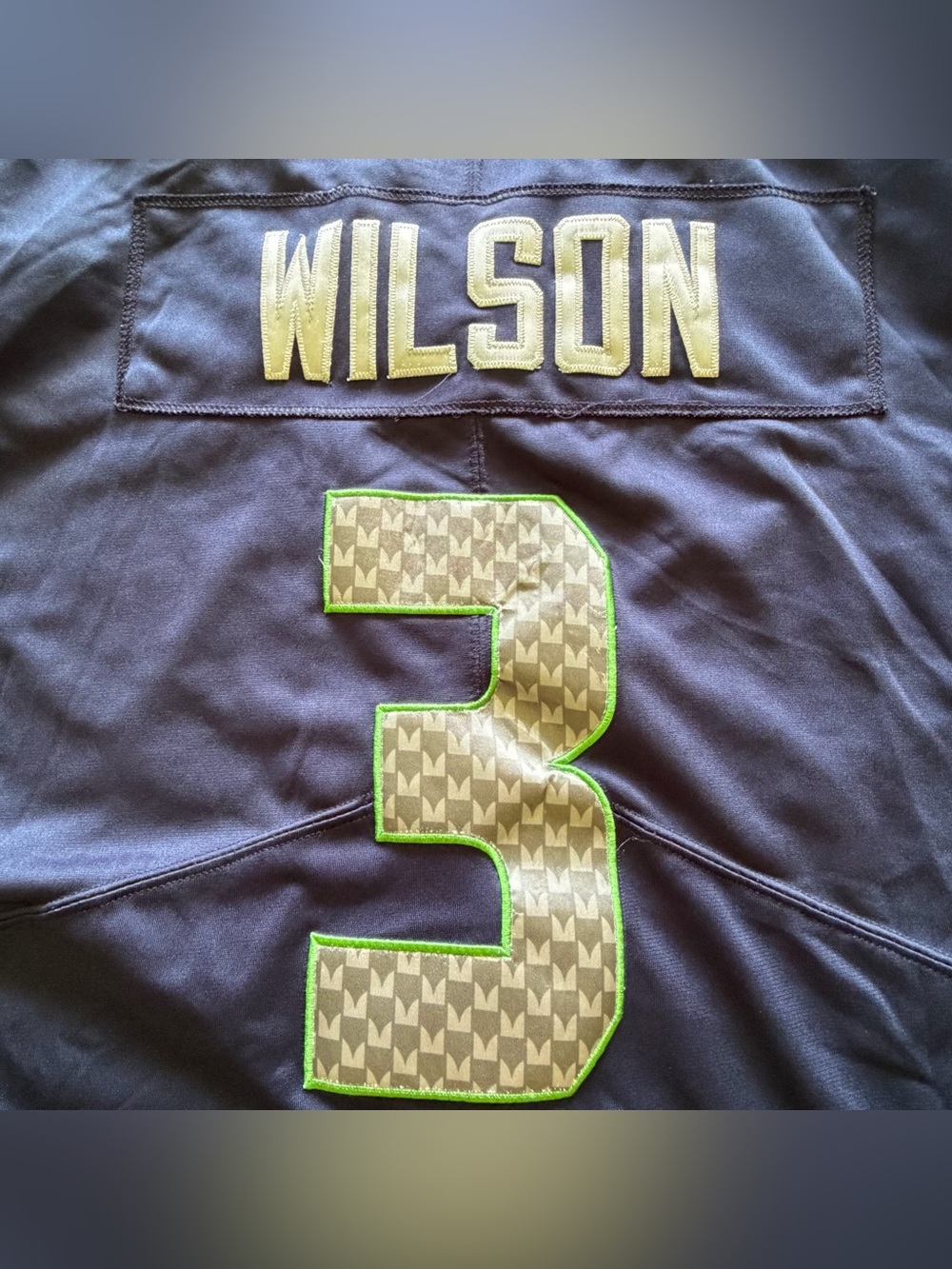 Nike NFL Seattle Seahawks Russell Wilson #3 Jersey Men’s XL Blue